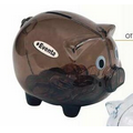 5"x4" Black Piggy Bank